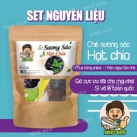 Set Sương Sáo Hạt Chia Cốt Dừa ( Set Lớn) 5 Vị Tặng Công Thức - Nhớ Bếp - Bếp Có Gì