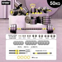 Sét tạ tay 50kg Yasu