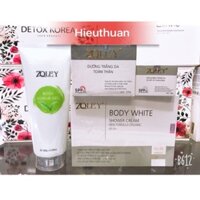 Sét tắm trắng body & kem dưỡng face và body #Zoley