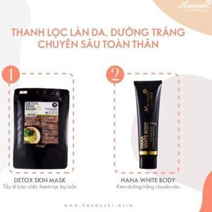 Sét tắm trắng toàn thân Hana White Skin