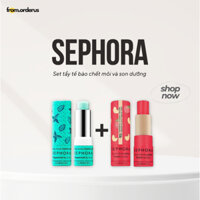 Set Tẩy Tế Bào Chết Môi và Son Dưỡng Sephora Fullsize 3.5gr - From.orderus