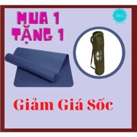 Set thảm yoga ZERA MAT cao cấp 2 lớp 6mm kèm túi ZERA MAT