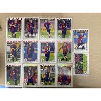 Set thẻ cầu thủ bóng đá CLB Barcelona Topps UCC 24-25