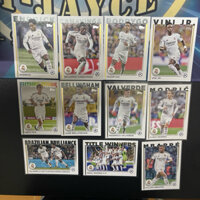 Set thẻ cầu thủ bóng đá CLB RealMadrid Topps UCC 24-25