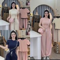 Sét thể thao trơn sọc quần bom