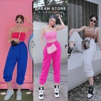 Set Thể Thao💥𝑭𝑹𝑬𝑬𝑺𝑯𝑰𝑷💥Set Áo Ống May Kèm Mod Ngực Và Quần Dài Xì Teen,LY STORE