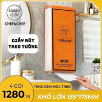 Sét thùng có 4 bịch giấy ăn chef chef