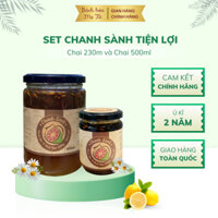 Set Tiện lợi Chanh sành ủ muối 230ml và 500ml, Thơm ngon bổ dưỡng - Shop Mẹ Mít Tít