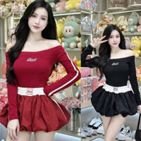 Sét tk tay dài phối quần bí