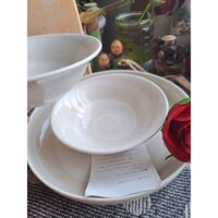 Set tô con, dĩa sâu lòng Hagoromo gốm sứ nhật fullbox dùng dc lò vi sóng