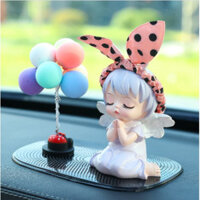 set tô điểm taplo xe con hình búp bê Anime cực xinh-.