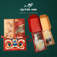 Set tổ yến trải nghiệm yến baby, yến tinh chế 1 lớp sợi yến sào Quỳnh Anh  quà tặng nguyên chất 100%