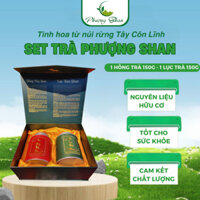Set Trà Phượng Shan (Gồm 1 Hồng Trà 150g Và 1 Lục Trà 150g) Tinh Hoa Từ Núi Rừng Tây Côn Lĩnh