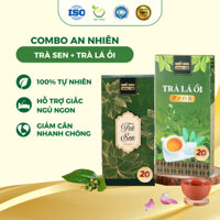 Set Trà Sen - Trà Lá Ổi Túi Lọc Giúp Thanh Lọc Cơ Thể, Tăng Cường Hệ Miễn Dịch (20 túi lọc) - Diệu Thanh