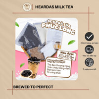 Set Trà Sữa Phúc Long HEARDAS MILK TEA – Gói Nguyên Liệu Pha 25-30 Ly – Trà Thái Đỏ, Trân Châu, Bột Kem Béo