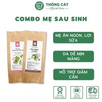 Set trà vằng lá sen và thảo dược xông tắm mẹ và bé giúp lợi sữa, ăn ngủ ngon hơn, giảm cân an toàn, eo thon Thông Cát HC