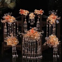 💥Set Trâm Cài Trung Quốc - Yasamei Shop - Trâm Cài Hỷ Phục - Phụ Kiện Tóc Cô Dâu💥