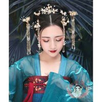 Set trâm trang sức cổ trang trâm cài tóc cá