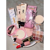 Sét Trang Điểm 6 Món Kem Nền/Kẻ Mắt/Phấn Phủ/Phấn Mắt/Bấm Mi/Son