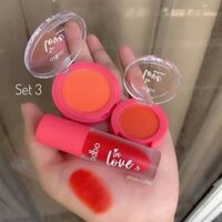 Set trang điểm obbo in love 3in1