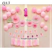 Sét trang trí quạt giấy QA3