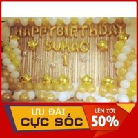 SET TRANG TRÍ SINH NHẬT SP-0049 [CHUẨN ẢNH - Tặng kèm băng dính + bơm tay]