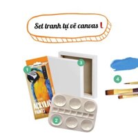 Set tranh tự vẽ canvas lớn (size L)