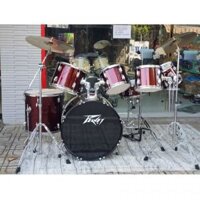 Set Trống jazz Peavey 7 trống màu đỏ