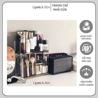 Set tủ kệ đựng mỹ phẩm gồm 5 món chất liệu viền kim loại GR79 | LIPSTICK BOX