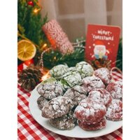 SET TỰ LÀM BÁNH QUY NỨT (CRINKLE COOKIES)