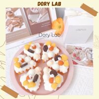 (SET TỰ LÀM) Combo Làm Nến Phô Mai Viên Kem Mini Handmade - Dory Lab