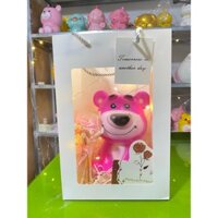 Set túi quà tặng heo đất tiết kiệm gấu dâu nhỏ TearT Shop