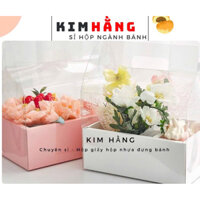 Set túi vali đế giấy 2 ngăn cao đựng bánh , đựng trái cây , đựng bánh và hoa , đựng quà tặng siêu xinh