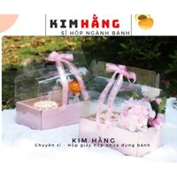 Set túi vali đế giấy 2 ngăn cao đựng bánh , đựng trái cây , đựng bánh và hoa , đựng quà tặng siêu xinh
