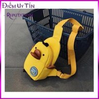 Set túi vịt kèm nón vịt kêu cho bé 2-6 tuổi