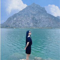 Sét Tuyết Mưa áo cổ sen trắng viền ren mix chân váy xếp ly