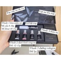 Sét uốn mi Gladys chính hãng, Bộ uốn mi 3d 6d colagen cao cấp nhật bản