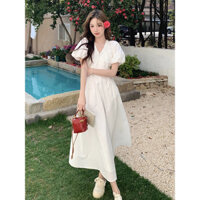 SET VẢI THÔ MỀM + Chân VÁY dáng DÀI HOTTREND màu trắng CHẤT VẢI THÔ MỀM NHẸ, THOÁNG MÁT THIẾT KẾ TÔN DÁNG, THANH LỊCH