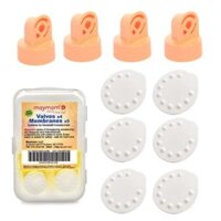 SET VAN VÀNG VÀ VAN TRẮNG CHO MÁY HÚT SỮA MEDELA 4V6M – MAYMOM