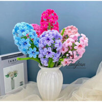 Set vật liệu tự làm 7 cành hoa phi yến bằng kẽm nhung S0611