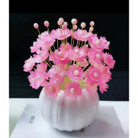 Set vật liệu tự làm bình hoa nhựa DIY, hoa trang trí nhà đẹp khéo tay S0168