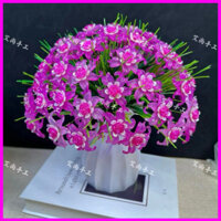 Set vật liệu tự làm bình hoa nhựa trang trí đơn giản, hoa handmade thủ công S0396