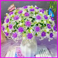 Set vật liệu tự làm bình hoa nhựa pha lê trang trí đơn giản, hoa handmade thủ công S0635