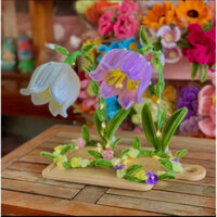 Set vật liệu tự làm đèn hoa linh lan trang trí bằng kẽm nhung