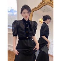 Set váy 2 dây áo ren