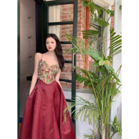 Set váy áo 2 dây hàng Quảng Châu