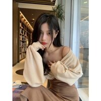 Set váy áo cardigan 2 món nây tây dáng dài
