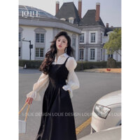 Set váy áo nàng thơ dáng dài ( gồm áo + váy yếm) - S910 - Design by Lolie