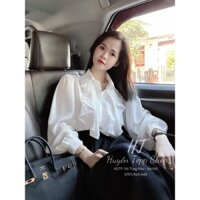 ♣△set váy áo sơmi phối chân mango dài siêu xinh