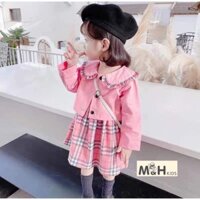 Set váy Burberry hồng